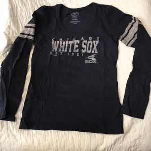 Chicago White Sox Long Sleeve Navy Shirt M